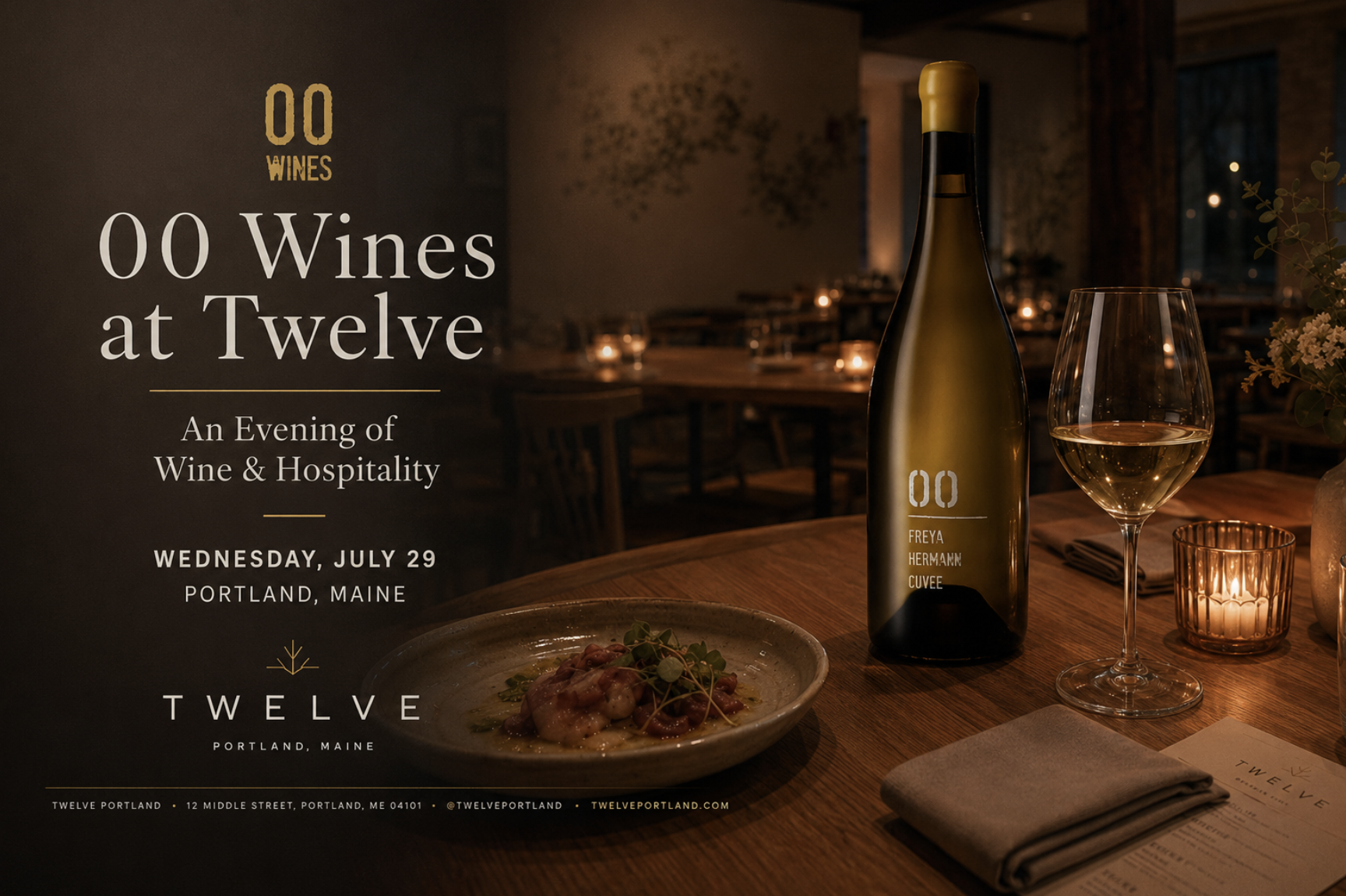 00 Wines Dinner at Twelve