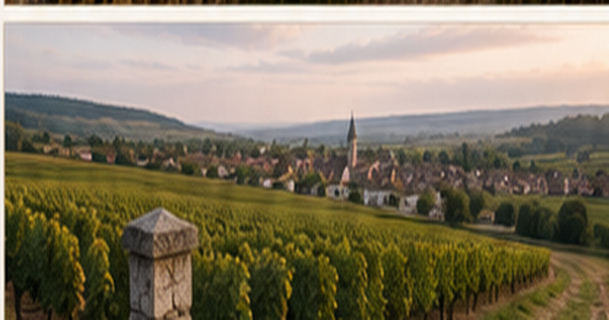 Beaune Les Cent Vignes vineyard landscape