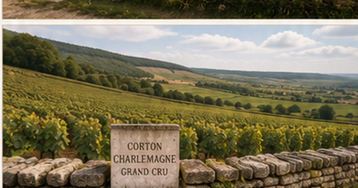 Corton-Charlemagne vineyard landscape