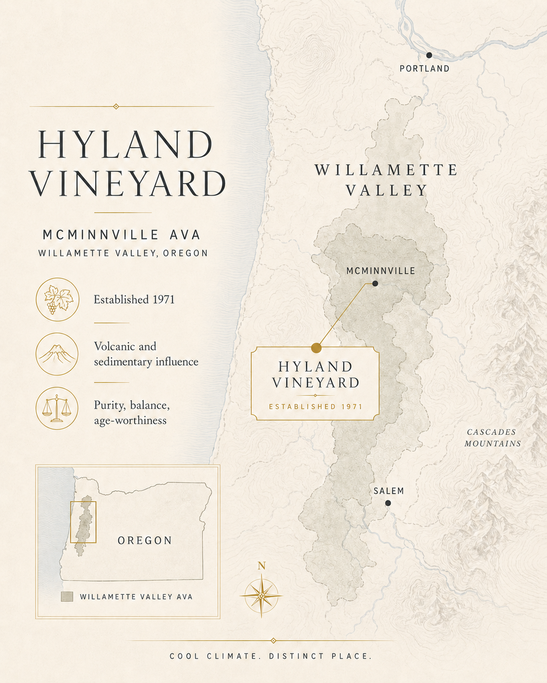 Hyland Vineyard map