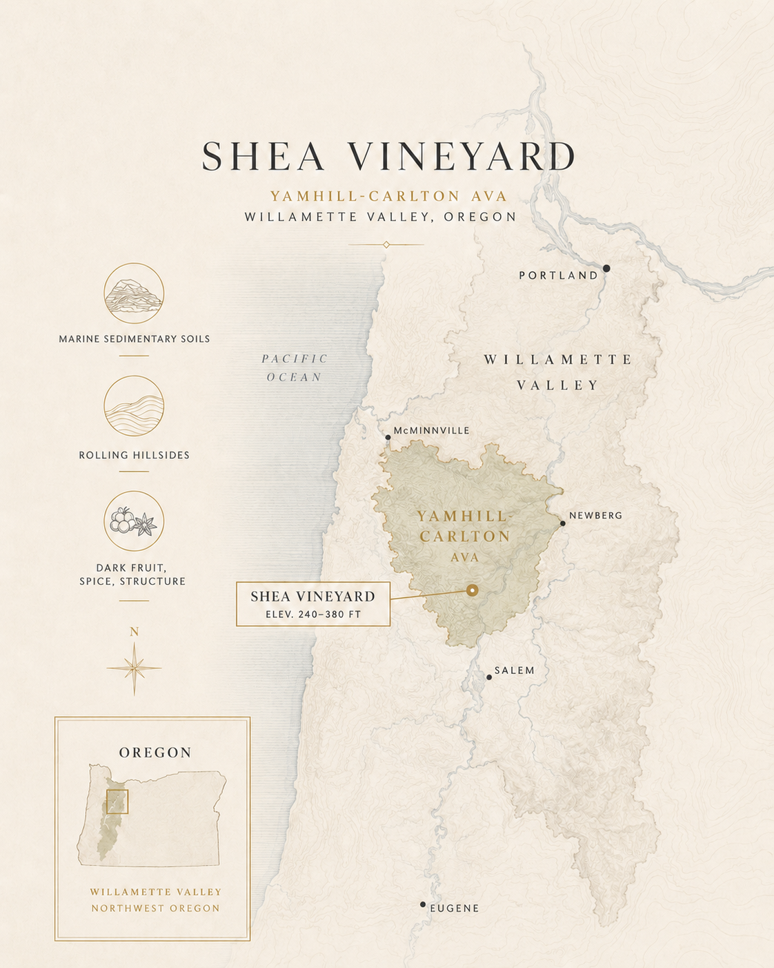 Shea Vineyard map